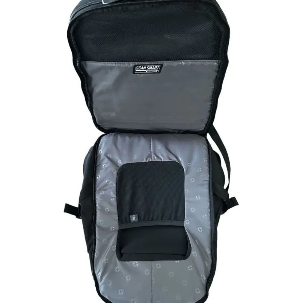 SwissGear 3760 ScanSmart TSA Laptop Backpack Black 16